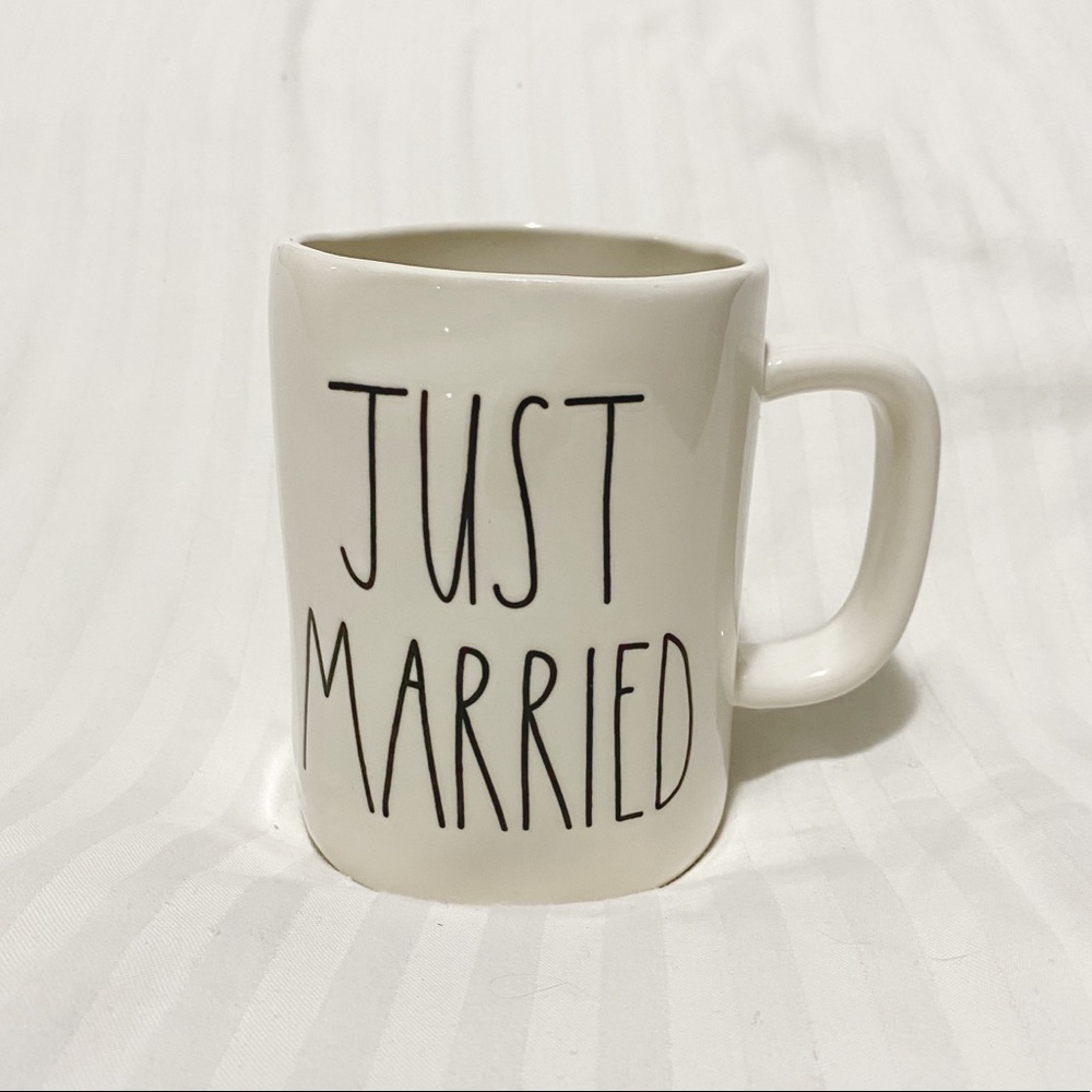 Rae Dunn Just Married coffee mug